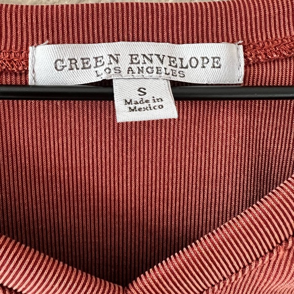 Green Envelope Couture Top - Picture 5 of 5